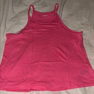 Old Navy Orange Sleeveless Crop Tank Top